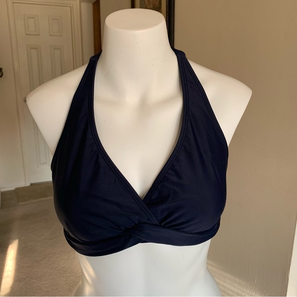 Athleta Navy Underwire Bikini Top - 36 B/C - Picture 1 of 11